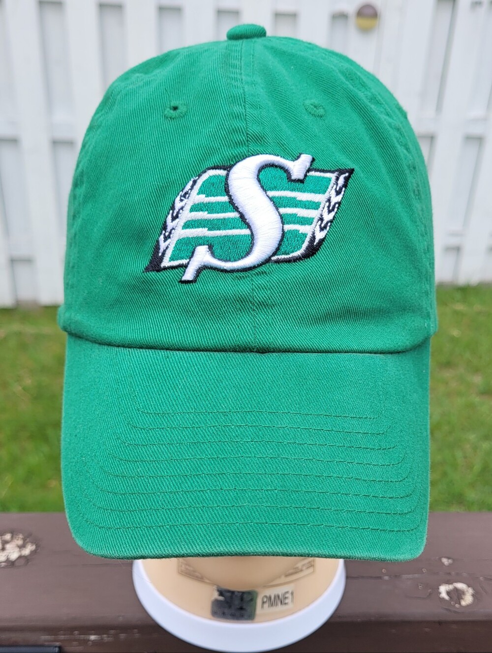 Green Saskatchewan Roughriders CFL Baseball Fitted Cap